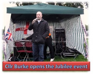 Cllr Cahal Burke opens Jubilee event