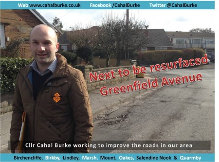 Cllr Burke - Improving our roads