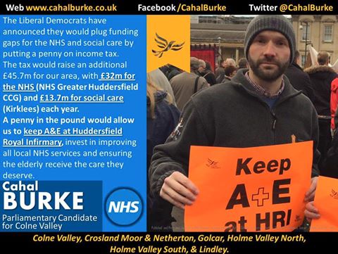 Cahal Burke (Liberal Democrat Parliamentary Candidate for the Colne Valley), 
